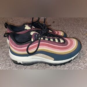 Nike Women's Sneakers - Pink, Cream, Blue, Black